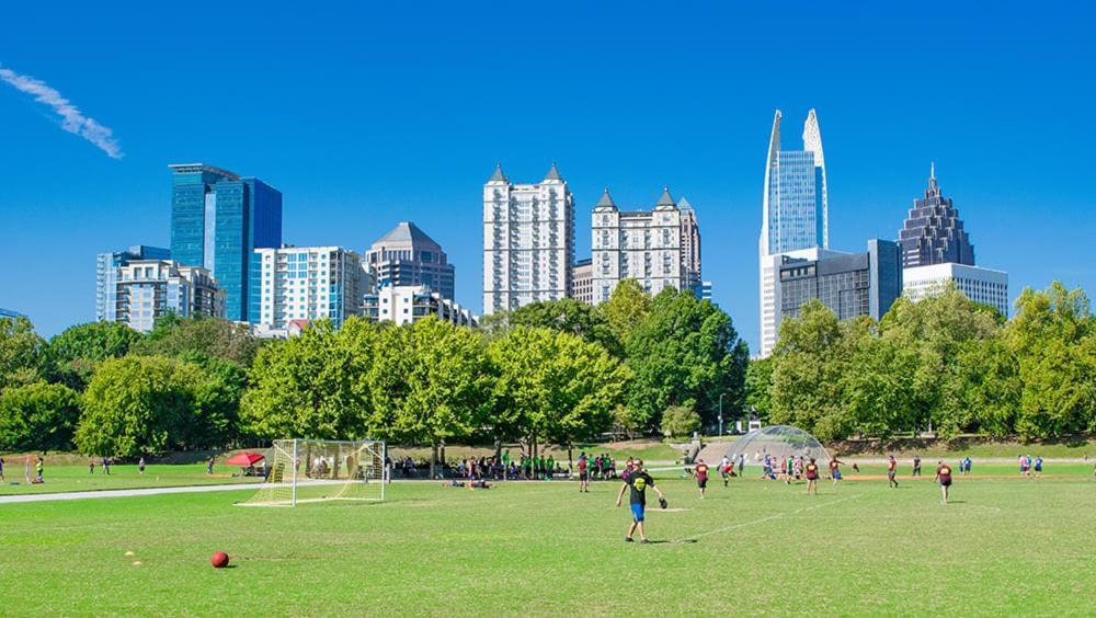 애틀랜타 Marvelous Midtown Manor In Piedmont Park 아파트 외부 사진